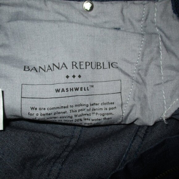 BANANA REPUBLIC Wide Leg Cargo Jeans - Picture 4 of 9